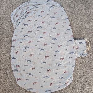 Kyte BABY Airplane Duvet Cover in Blue and Red